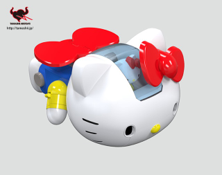 Illustration for article titled Hello Kitty in Super Robot Form
